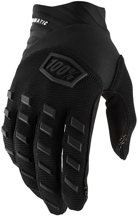 100% Airmatic Gloves Black/Charcoal 2X 10000-00004