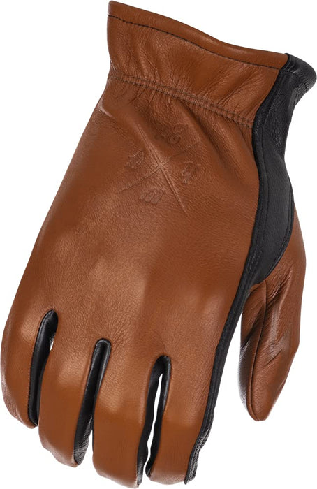 Highway 21 Men's Motorcycle Louie Gloves (Black/Tan, 3X-Large)