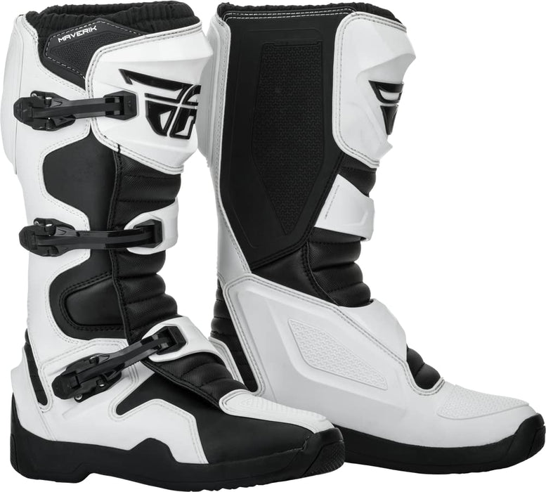 Fly Racing Maverik Boot (White/Black, 11)