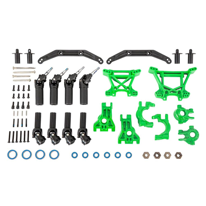 Traxxas 9080G Outer Driveline & Suspension Upgrade Kit Extreme Heavy Duty Green