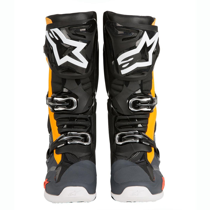 Alpinestars Tech 10 Boots (Black/Gray/Orange, numeric 11)