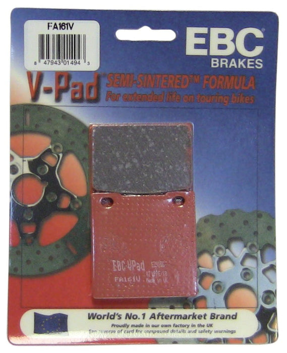 EBC Brakes FA161V Semi Sintered Disc Brake Pad