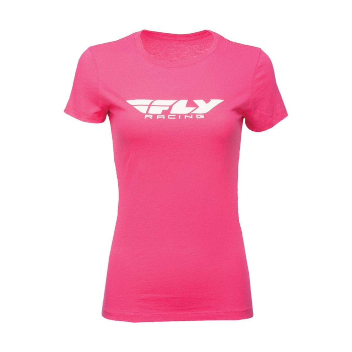 Fly Racing Women's Corporate T-Shirt (Medium) (Indigo)