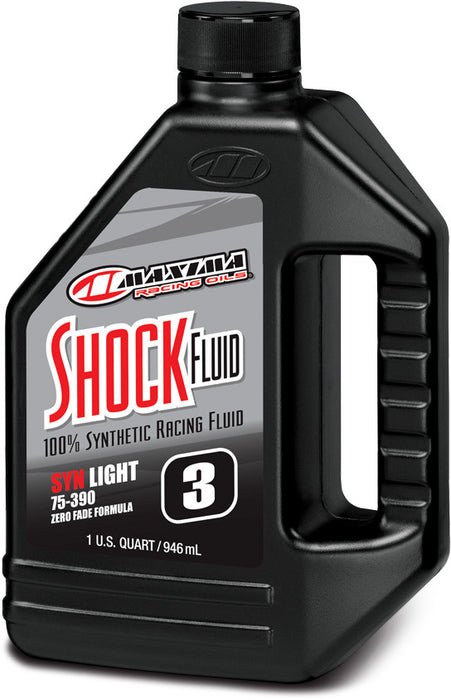 Maxima (50-57901) Medium Grade 3WT Synthetic Racing Shock Fluid - 1 Quart