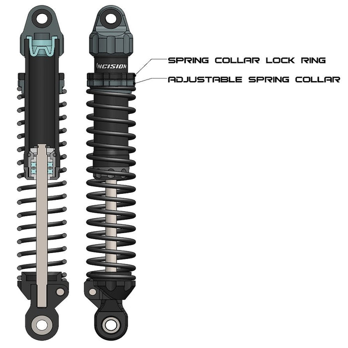 Vanquish Incision Products 90Mm Scale Shocks Vpsirc00210 Electric Car/Truck Option Parts VPSIRC00210
