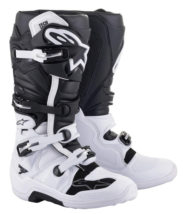 Alpinestars 2012014-21-14 Unisex-Adult Tech 7 Boots White/Black Sz 14 (Multi, one_size)