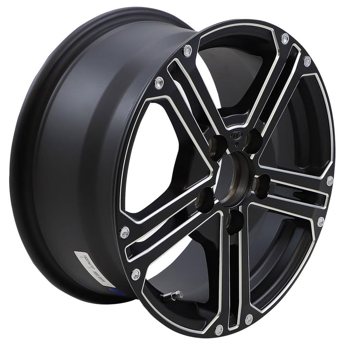 5/4.5 (5/114.3) ITP SS212 Alloy Series Wheel 15x7 6.0 + 1.0 Black/Milled