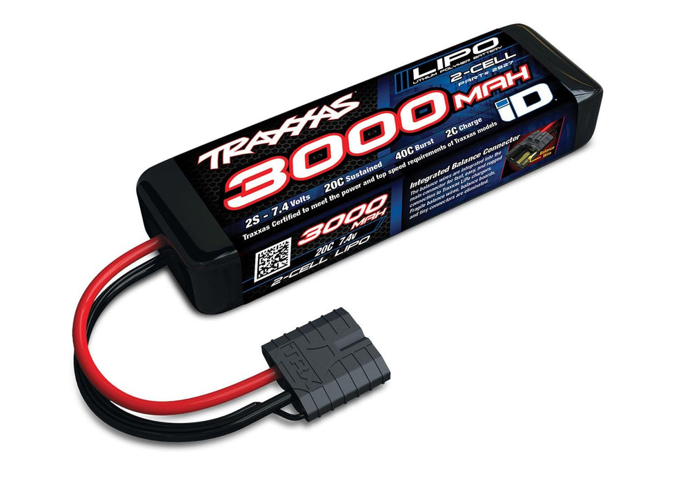 2s LiPo 3000mAh 7.4V 20C 2827X