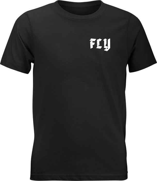 Fly Racing 352-0430YM Youth Fly Moto Mind Tee Black Ym