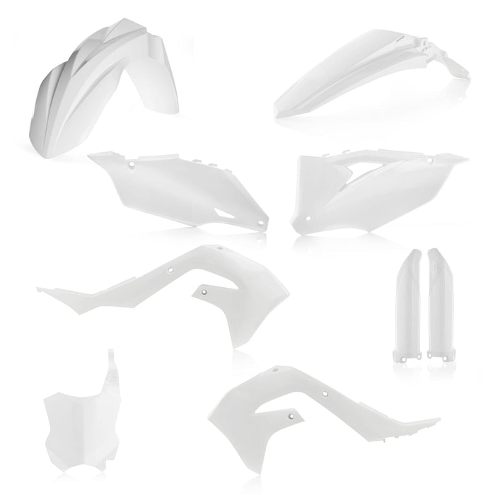 Acerbis Full Plastic Kits For Kawasaki - White (2736290002), One Size