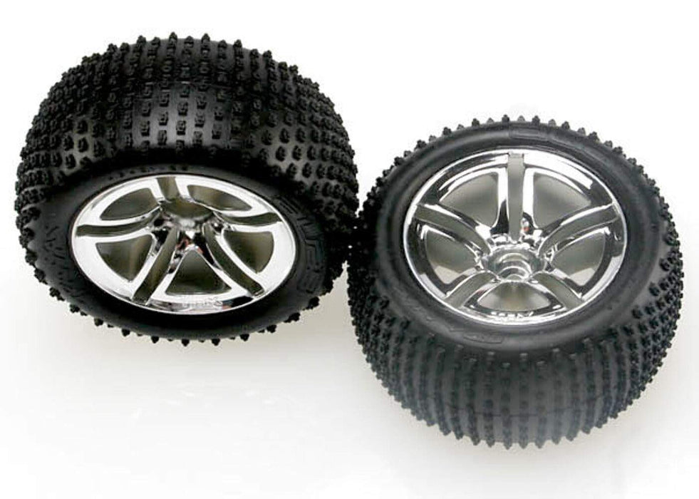 Traxxas 5572R Tires and Wheels Glued Rear 2.8 Jato 2-Piece 238-Pack