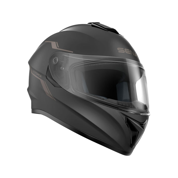 OutForce Smart Helmet Full Face (Matt Black, Large) (OUTFORCE-MB00L)- SP85