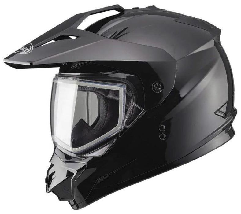 GMAX GM-11S Dual-Sport, Full-Face Snow Helmet, DOT-Approved (Black)