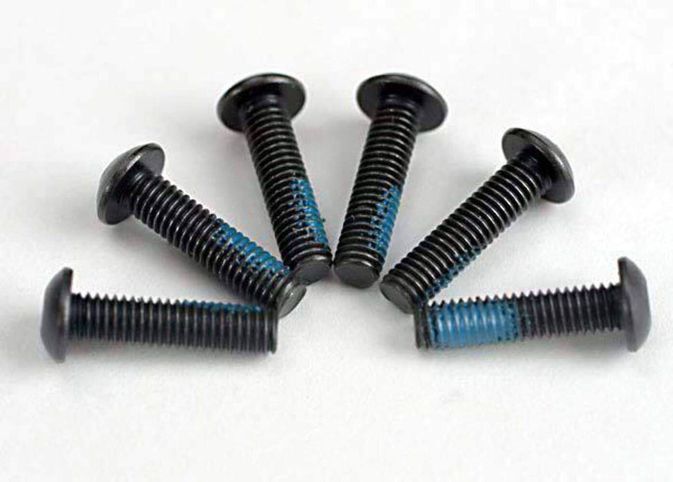 Traxxas 5282 Hex-Drive Button-Head Machine Screws with Thread lock 3x12mm (set of 6)