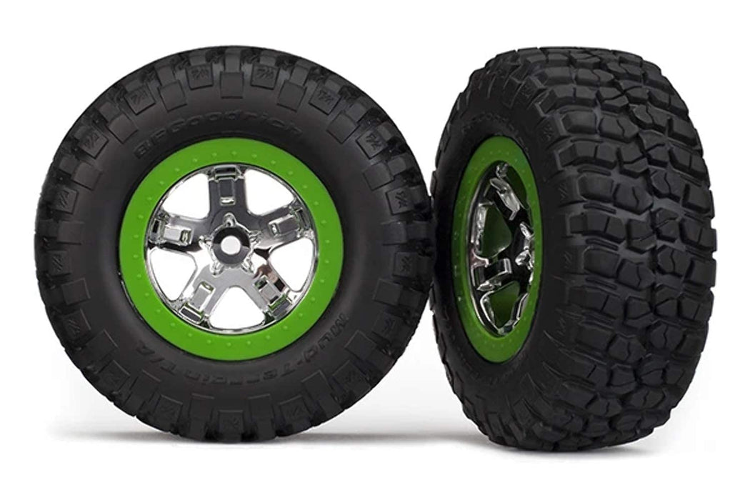 Traxxas Tire/Wheel Assembled Green