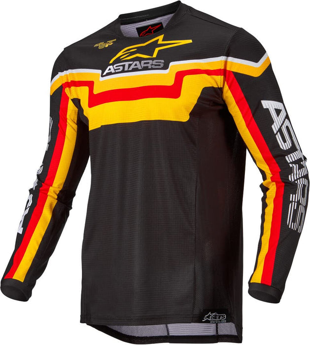 Alpinestars Techstar Factory Jersey Drk Blu/Ylw Fluo/Blu Neo 2X (3761022-7557-XXL)