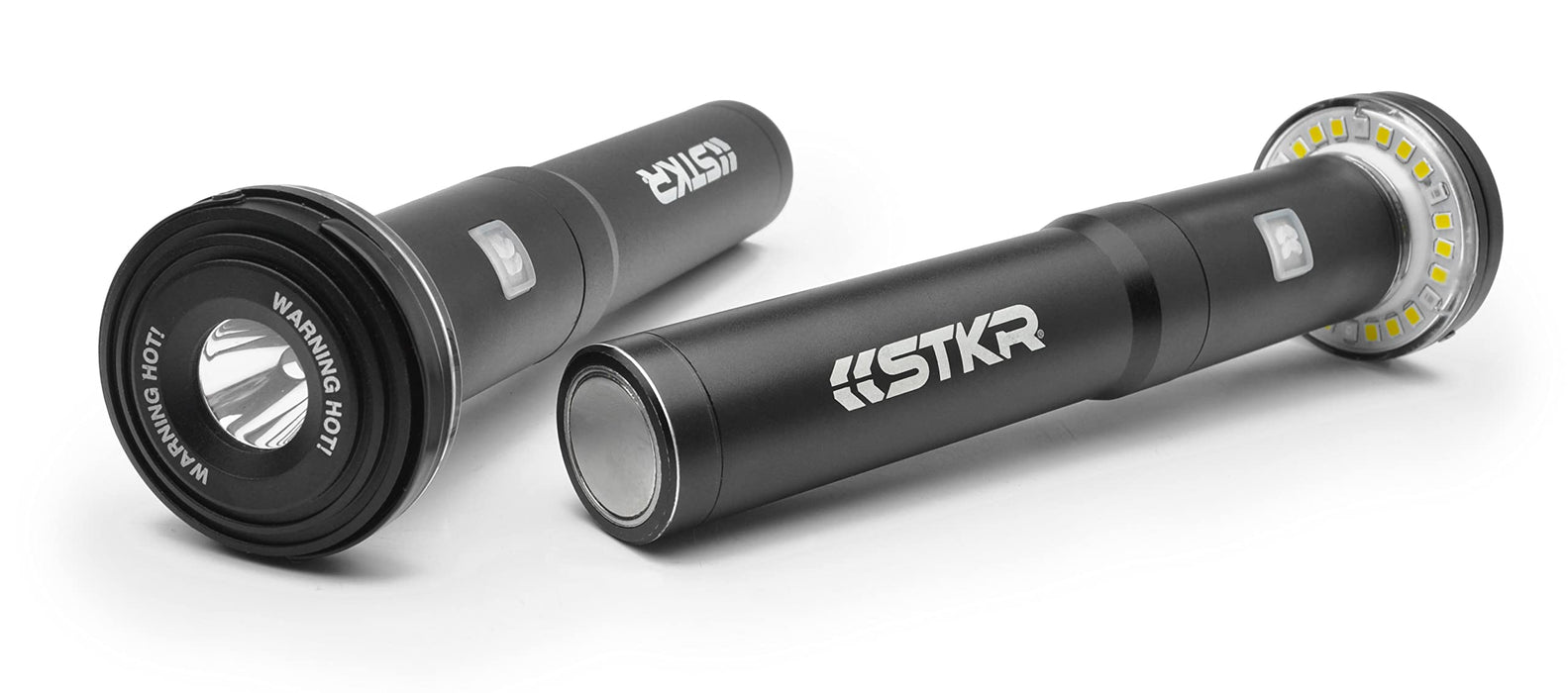 Stkr Concepts Fli Pro Telescoping Area Light 8 Foot Extention + Removable Flashlight, Black, () 12679