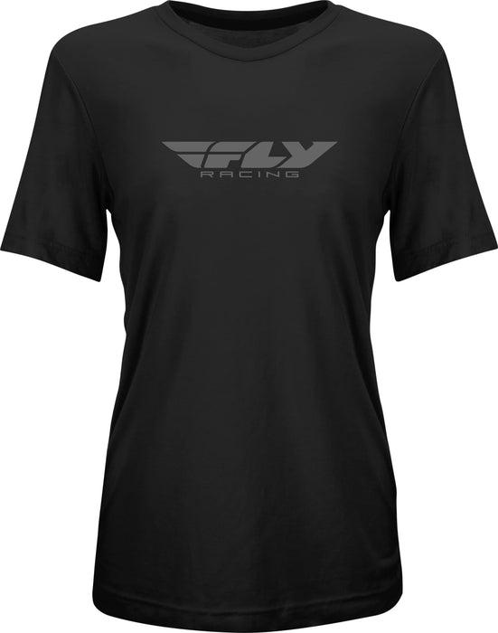 Fly Racing 356-01002X Women's Fly Origin Corp Tee Black/Grey 2X