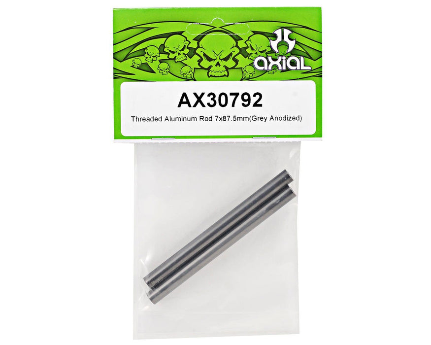 Axial Racing #Ax30792 Threaded Aluminum Link 7X87.5Mm Grey (2Pcs) For Ax10 Deadbolt AXIC0792