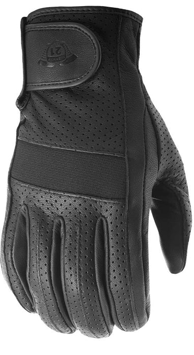 Highway 21 Full Jab Perforated Gloves For Rugged Riding, Motorcycle Gloves For Men And Women #5884 489-0017~2