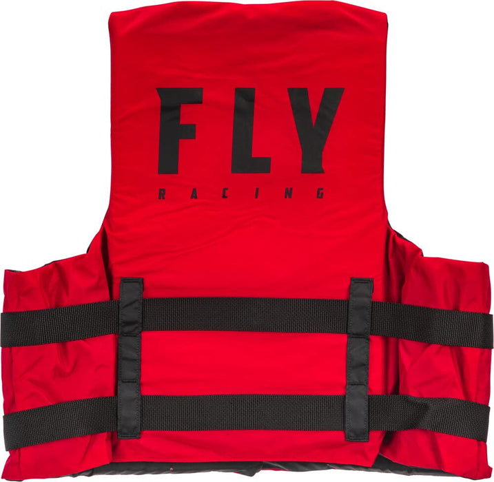 FLY Racing Adult Nylon Flotation Vest (Red, Small/Medium)