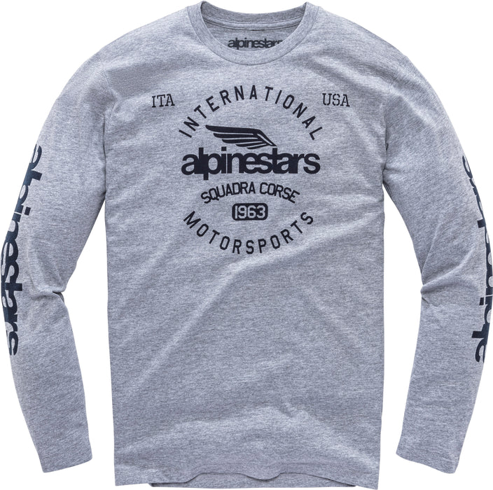 Alpinestars Winged Moto Prem Tee Grey Heather Sm 1139-73025-1026-S