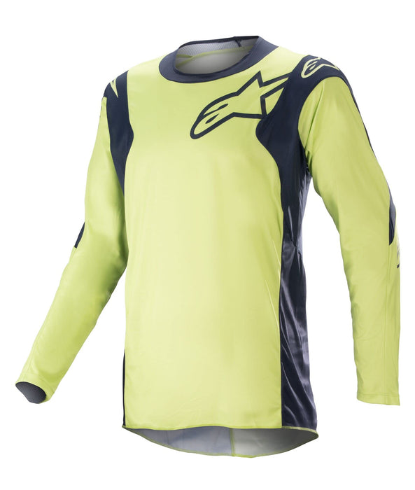 Alpinestars 2023 Racer Hoen Jersey (Night Navy Fluorite Green, X-Large)