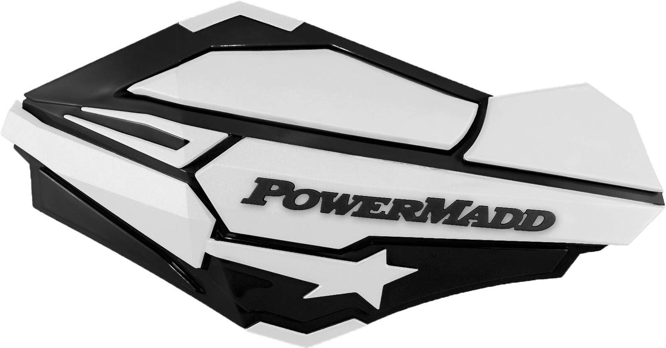 PowerMadd Sentinel Handguards Black/White