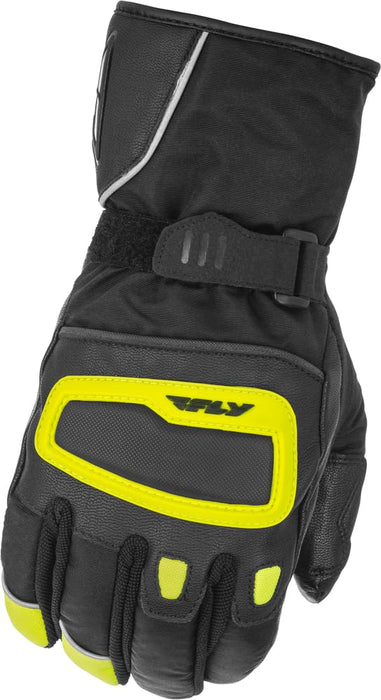 Fly Racing Xplore Glove (Black/Hi-Vis, X-Small)