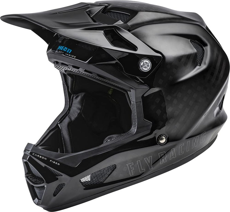 Fly Racing WERX-R Adult Carbon Cycling Helmet (Black, Small)