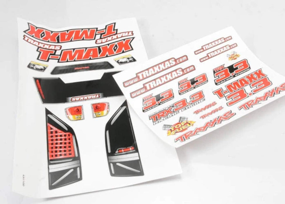 Traxxas T-Maxx 3.3 Long Wheelbase Decal Sheets