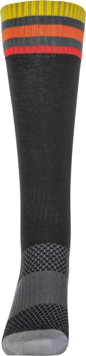 Fly Racing 2022 Youth MX Riding Socks (Thin Black, Youth)