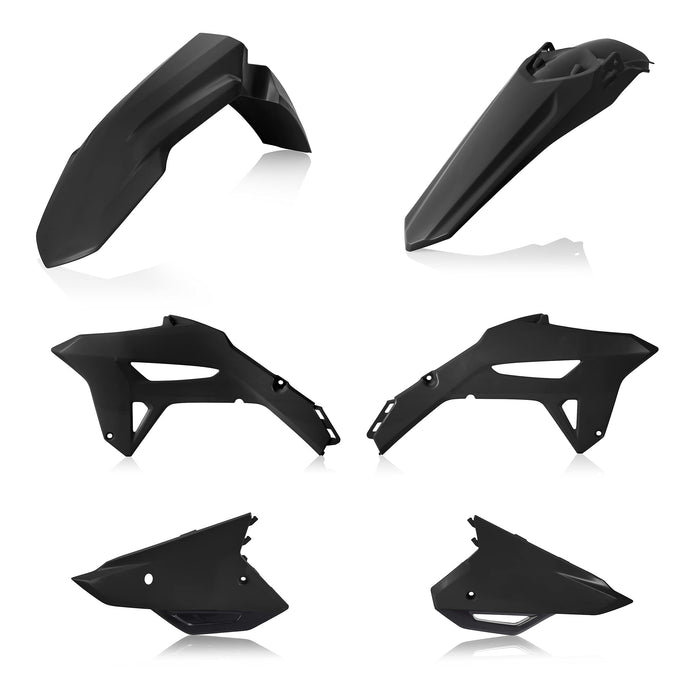 Acerbis Plastic Kit (BLACK) For 21-23 HONDA CRF450R