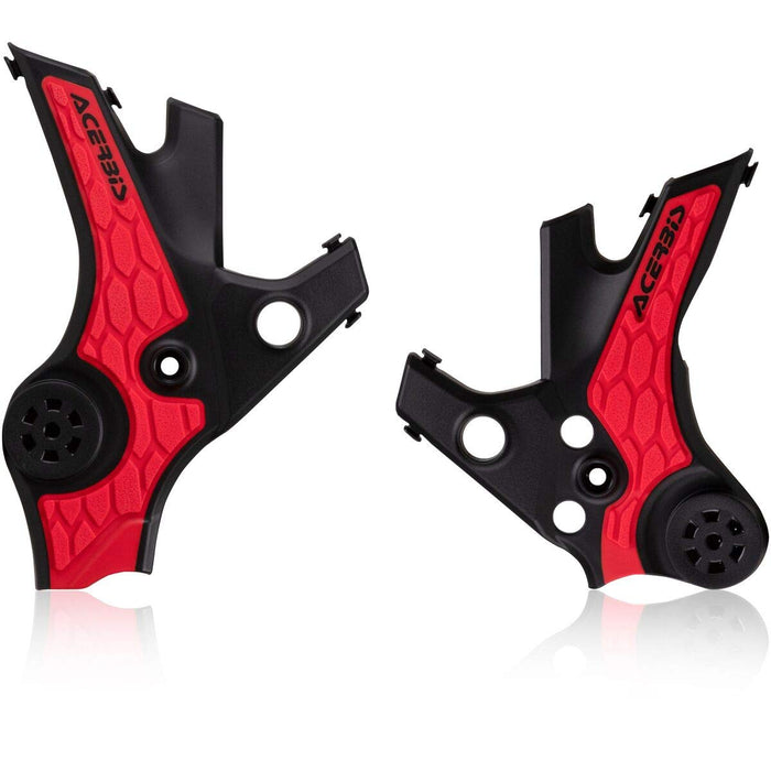 Acerbis X-Grip Frame Guard - Black/Red (2858821042)