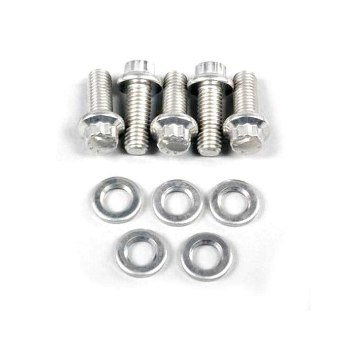 Arp Stainless Steel M6 X 1 Thread 25Mm Uhl 12-Point Bolt With 8Mm Socket And Washer, (Set Of 5) 770-1002