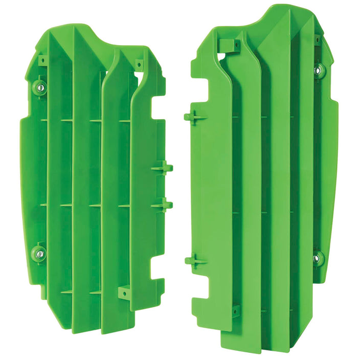 Polisport Radiator Louvers (Green) Compatible With 13-16 KAWASAKI KX250F