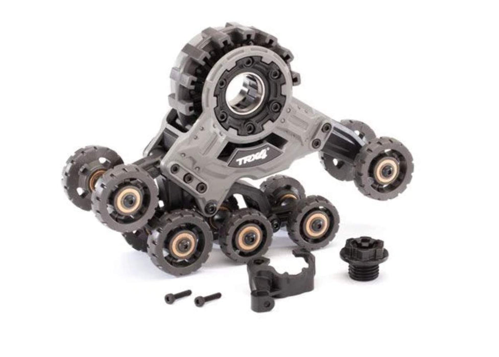 Traxx Front Left (Assembled) (Requires #8886 stub axle 7061 GTR Shock #8895 Rubber Track)