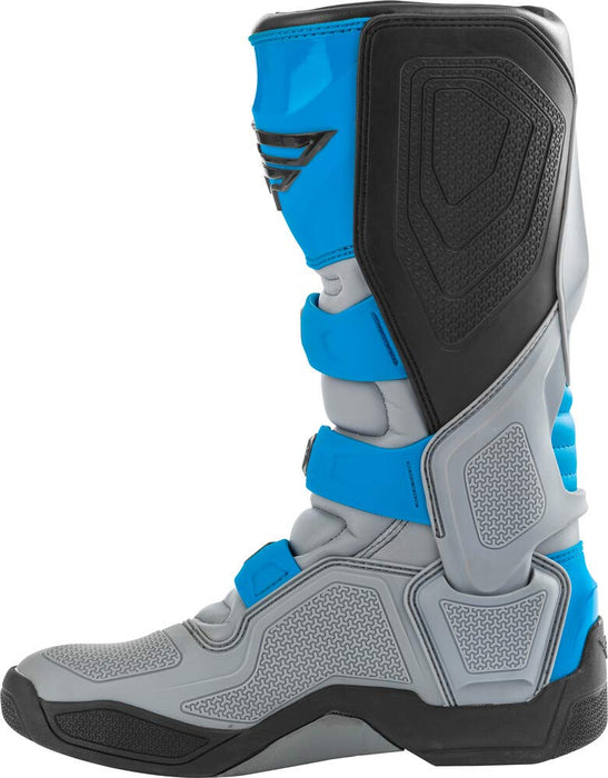 Fly Racing FR5 Boots (Grey/Blue, 9)