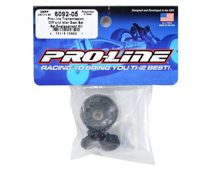 Pro-Line Racing Diff and Idler Gear Set Replacement KitPerf Trans PRO609205 Elec Car/Truck Replacement Parts