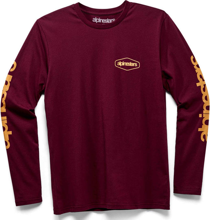 Alpinestars 1210-71002-838-XL Outland Premium Ls Tee Maroon Xl