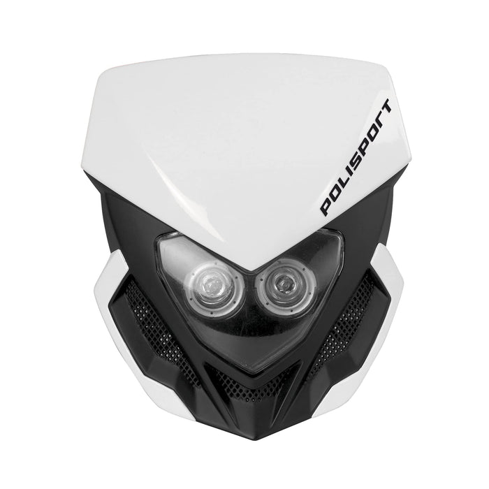 White Polisport Lookos EVO Headlight