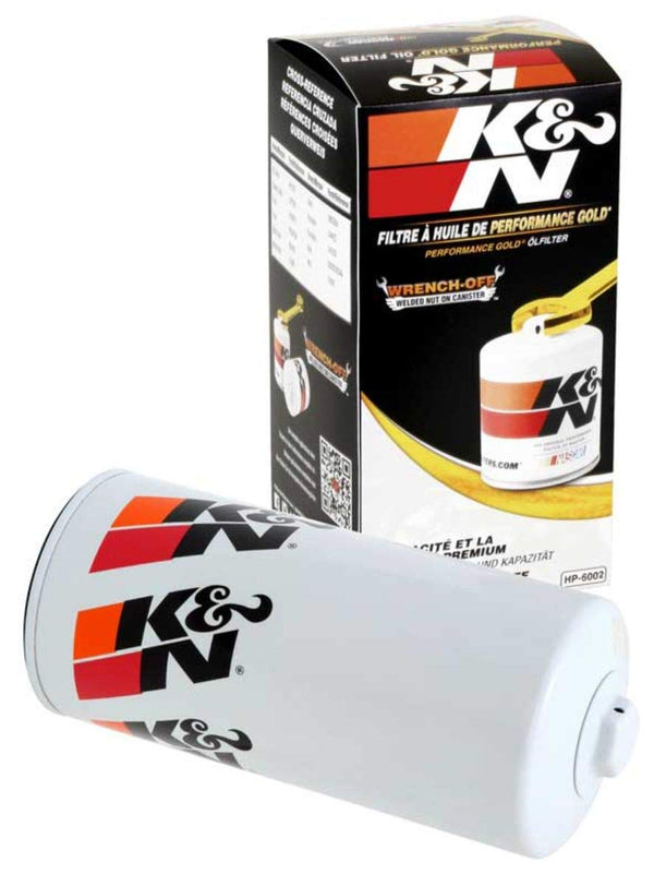 K&N Premium Oil Filter: Protects Your Engine: Compatible With Select Chevrolet/fits gmc Vehicle Models (See Product Description For Full List Of Compatible Vehicles), Hp-6002 HP-6002