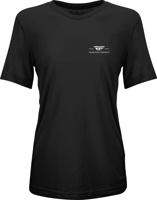 Fly Racing 356-0050M Women's Fly Motto Tee Black Md