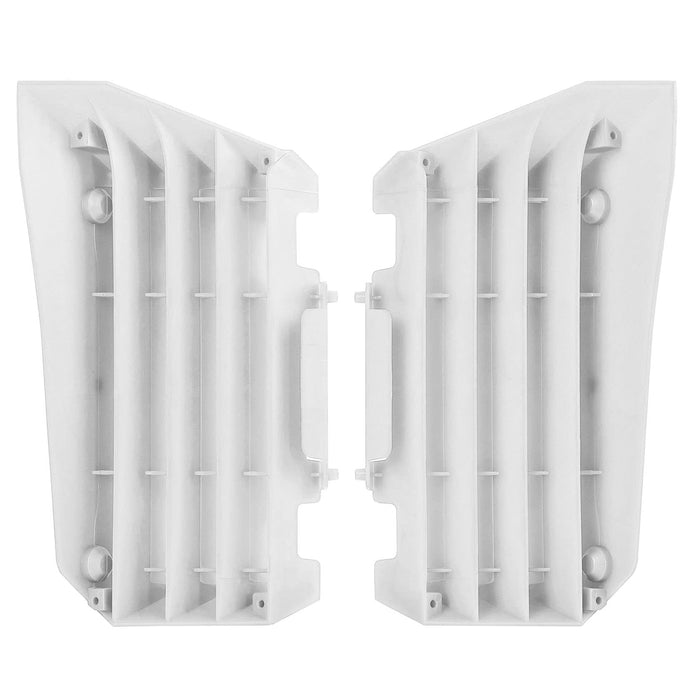 Polisport Radiator Louvers (White) Compatible With 14-18 YAMAHA YZ250F