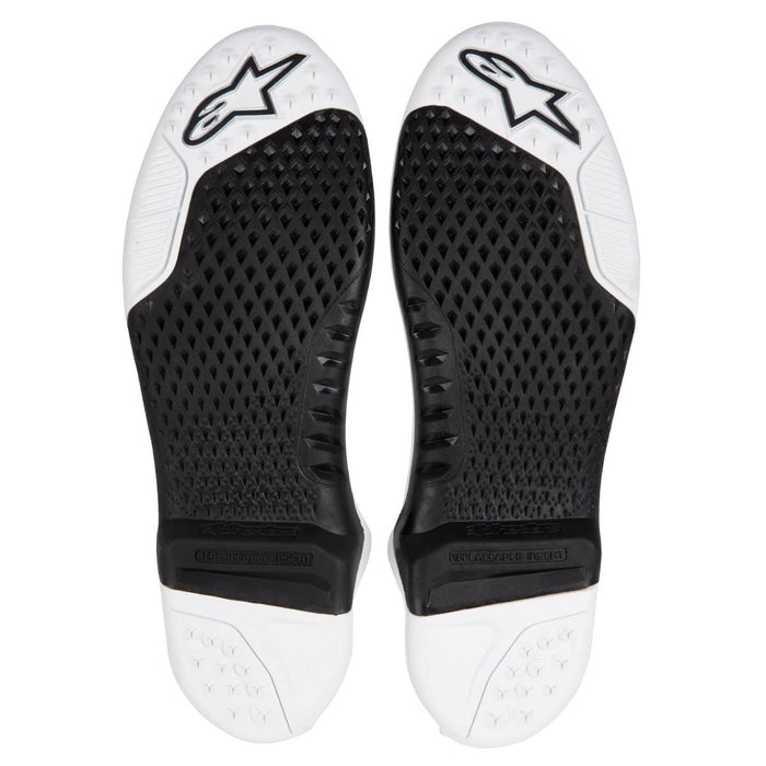 Alpinestars 25SUT21-12-78 Tech 10 New Gen Sole Black/White Sz 7/8