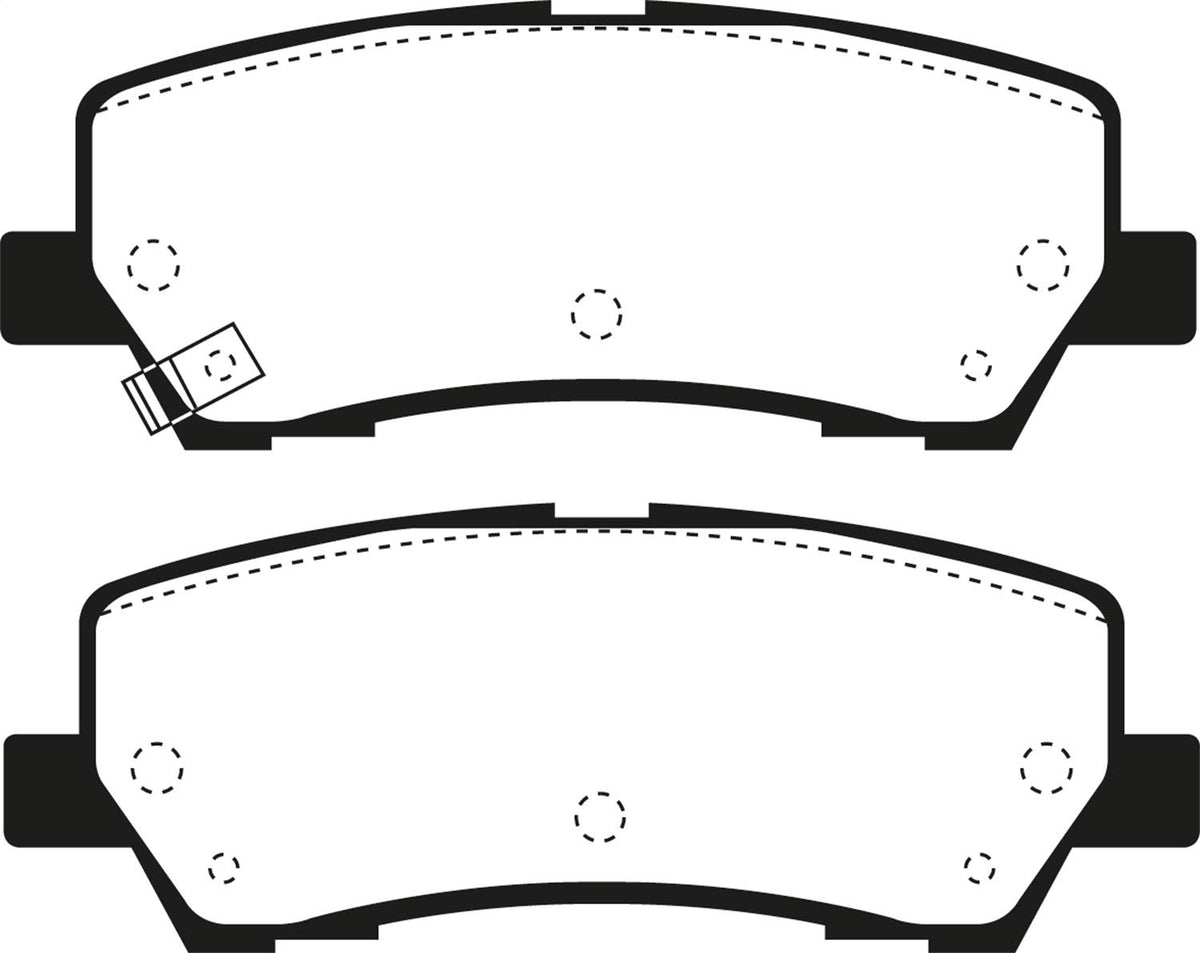 Ebc Greenstuff Brake Pad Sets DP23043