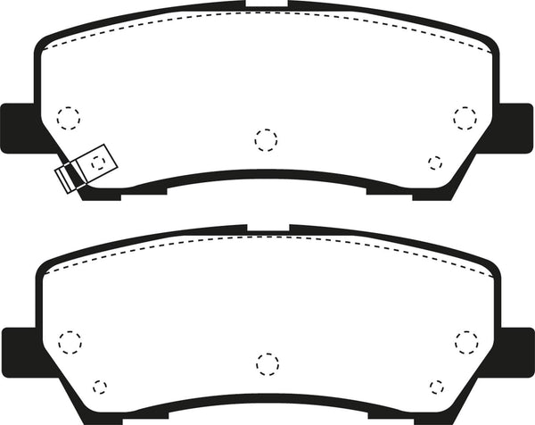 Ebc Greenstuff Brake Pad Sets DP23043
