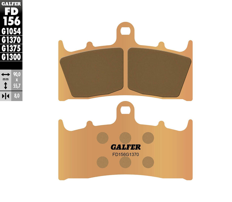 Galfer G1370 HH Brake Pads (Front G1370) Compatible With 94-99 SUZUKI GSXR750