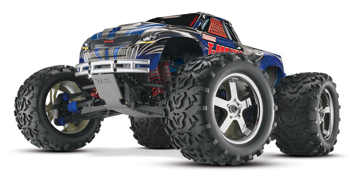 Traxxas T-Maxx 3.3: Powered 4WD Maxx Monster Truck (1/10 Scale) Blue