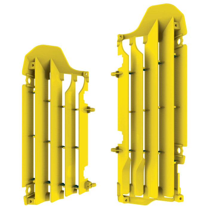 Polisport Radiator Louvers (YELLOW RM 2001) For 18-23 SUZUKI RMZ450